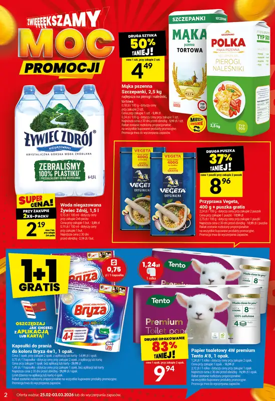 Twój Market - gazetka promocyjna Gazetka od środy 25.02 do wtorku 03.03 - strona 2