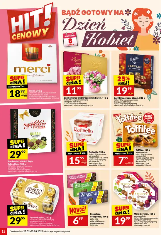 Twój Market - gazetka promocyjna Gazetka od środy 25.02 do wtorku 03.03 - strona 12