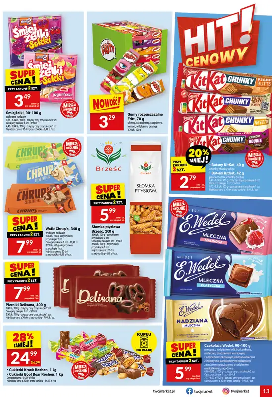 Twój Market - gazetka promocyjna Gazetka od środy 25.02 do wtorku 03.03 - strona 13