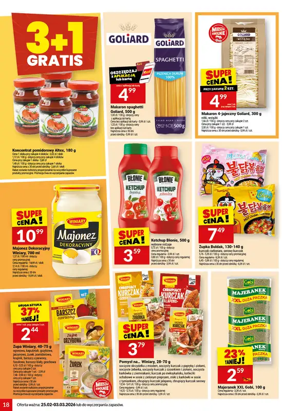 Twój Market - gazetka promocyjna Gazetka od środy 25.02 do wtorku 03.03 - strona 18