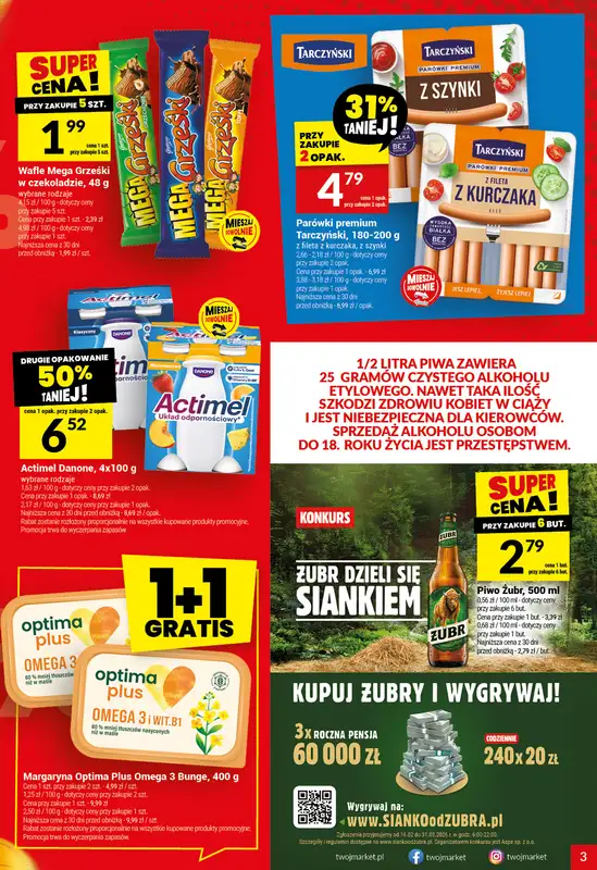 Twój Market - gazetka promocyjna Gazetka od środy 25.02 do wtorku 03.03 - strona 3