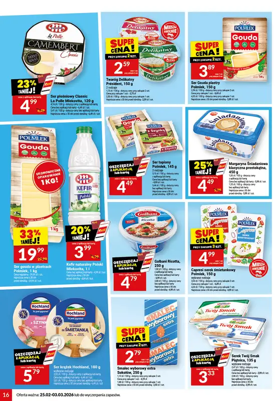 Twój Market - gazetka promocyjna Gazetka od środy 25.02 do wtorku 03.03 - strona 16