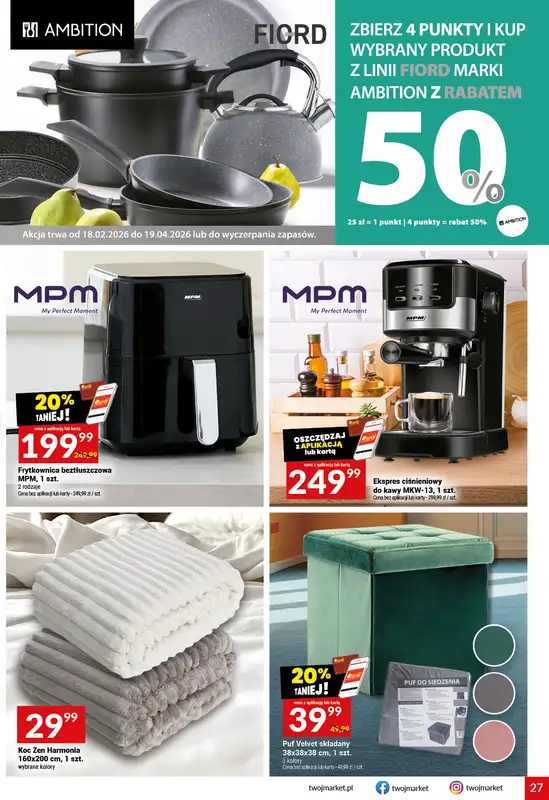 Twój Market - gazetka promocyjna Gazetka od środy 25.02 do wtorku 03.03 - strona 27