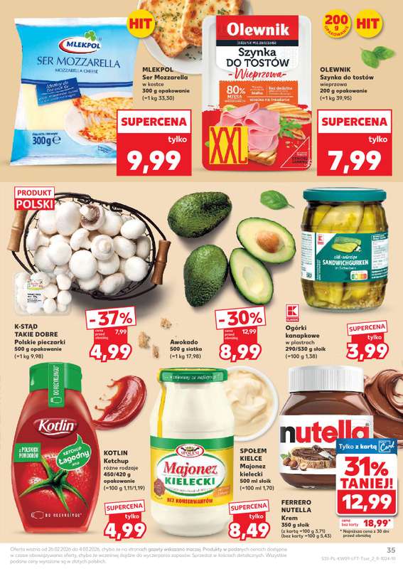Kaufland - gazetka promocyjna Oferta Kaufland od czwartku 26.02 do środy 04.03 - strona 35