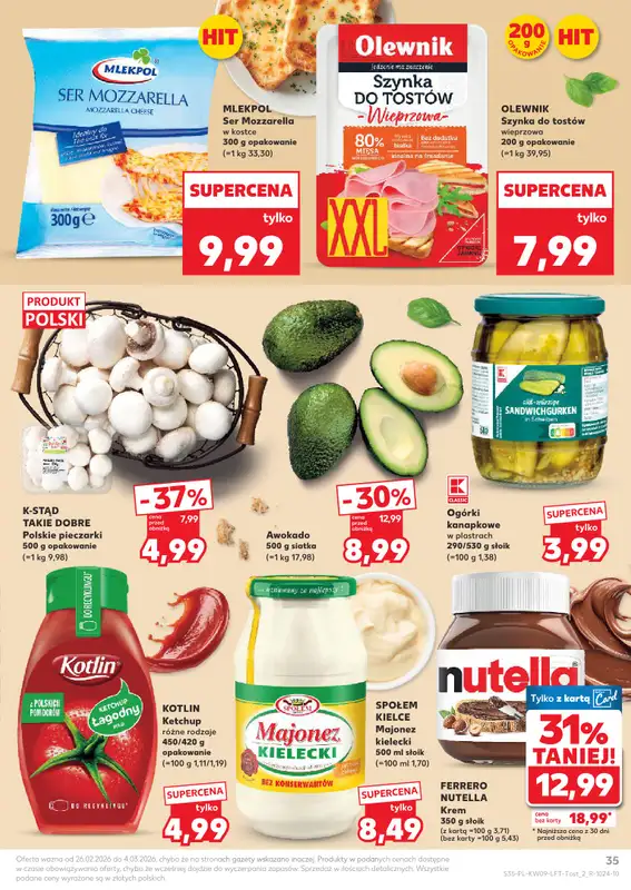 Kaufland - gazetka promocyjna Oferta Kaufland od czwartku 26.02 do środy 04.03 - strona 35