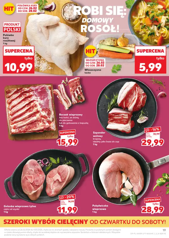 Kaufland - gazetka promocyjna Oferta Kaufland od czwartku 26.02 do środy 04.03 - strona 19