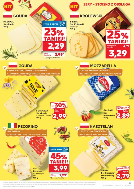 Kaufland - gazetka promocyjna Oferta Kaufland od czwartku 26.02 do środy 04.03 - strona 23