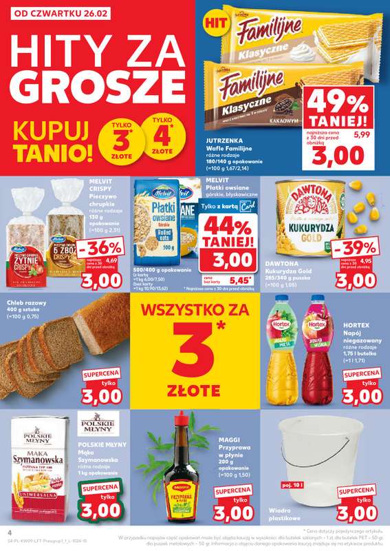 Kaufland - gazetka promocyjna Oferta Kaufland od czwartku 26.02 do środy 04.03 - strona 4