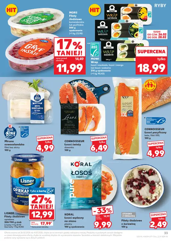 Kaufland - gazetka promocyjna Oferta Kaufland od czwartku 26.02 do środy 04.03 - strona 33