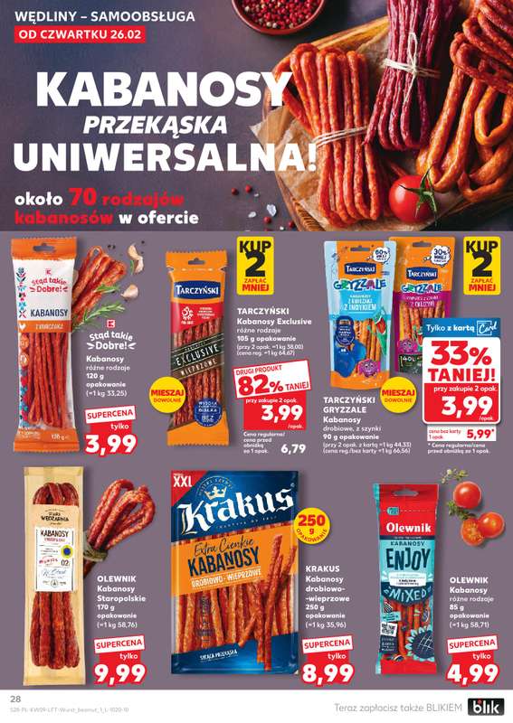 Kaufland - gazetka promocyjna Oferta Kaufland od czwartku 26.02 do środy 04.03 - strona 28