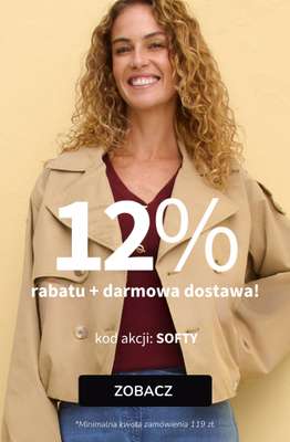 bonprix - gazetka promocyjna 12% rabatu + darmowa dostawa z KODEM! od wtorku 24.02 do środy 25.02