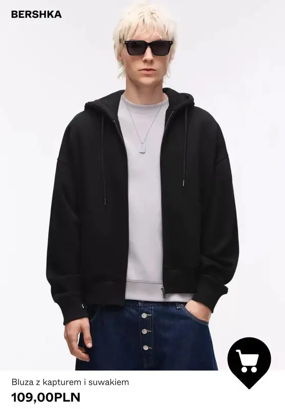 Bershka - gazetka promocyjna BLUZY męskie od wtorku 24.02  - strona 3