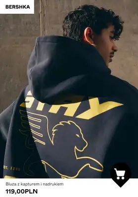 Bershka - gazetka promocyjna BLUZY męskie od wtorku 24.02  - strona 9