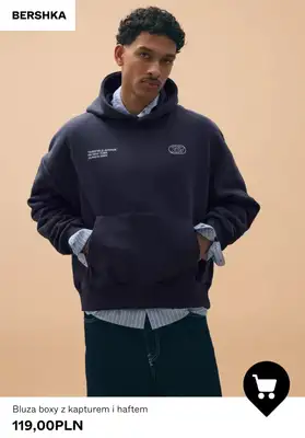 Bershka - gazetka promocyjna BLUZY męskie od wtorku 24.02  - strona 10