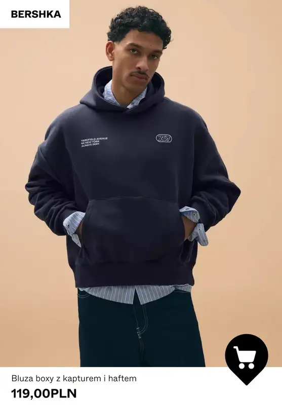 Bershka - gazetka promocyjna BLUZY męskie od wtorku 24.02  - strona 10