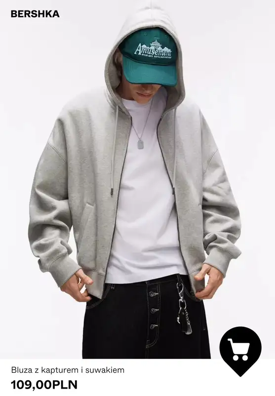 Bershka - gazetka promocyjna BLUZY męskie od wtorku 24.02  - strona 4