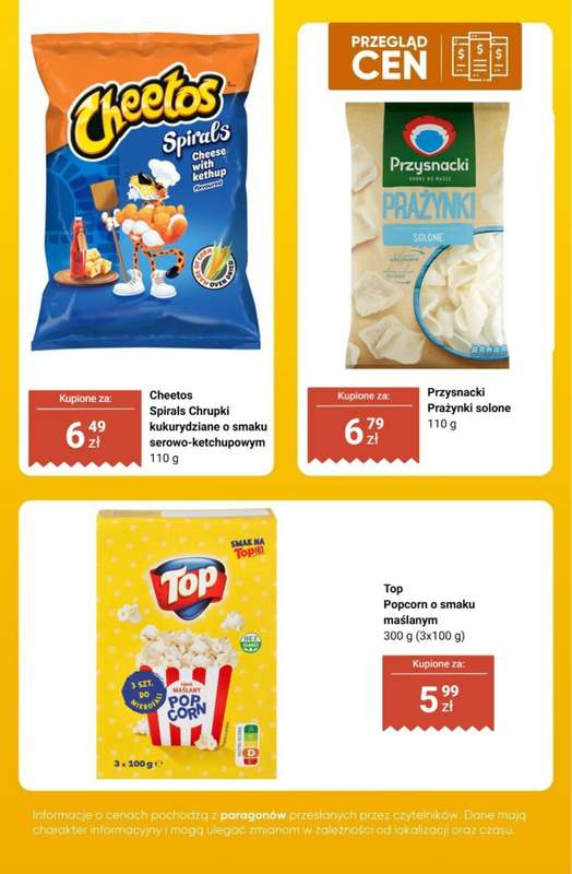 Biedronka - gazetka promocyjna Słone przekąski - przegląd cen od czwartku 26.02 do soboty 28.02 - strona 3