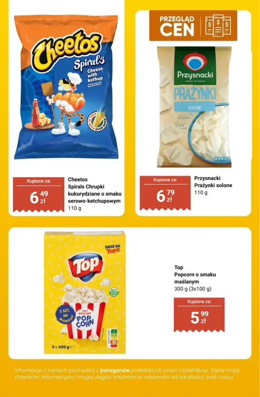 Biedronka - gazetka promocyjna Słone przekąski - przegląd cen   - strona 3