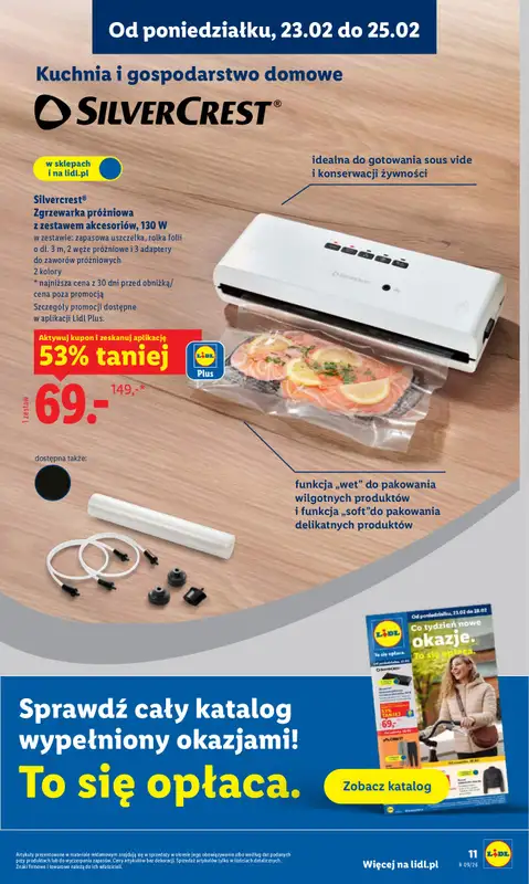Lidl - gazetka promocyjna Oferta od poniedziałku od poniedziałku 23.02 do środy 25.02 - strona 11