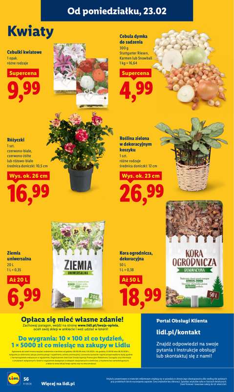 Lidl - gazetka promocyjna Oferta od poniedziałku od poniedziałku 23.02 do środy 25.02 - strona 56