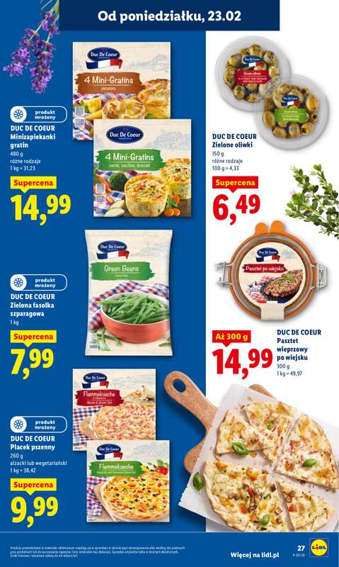 Lidl - gazetka promocyjna Oferta od poniedziałku od poniedziałku 23.02 do środy 25.02 - strona 27