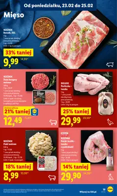 Lidl - gazetka promocyjna Oferta od poniedziałku od poniedziałku 23.02 do środy 25.02 - strona 19