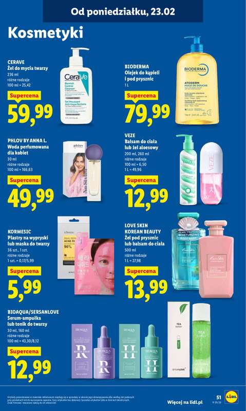 Lidl - gazetka promocyjna Oferta od poniedziałku od poniedziałku 23.02 do środy 25.02 - strona 51