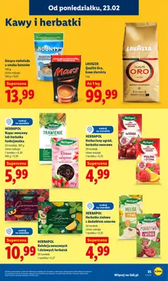Lidl - gazetka promocyjna Oferta od poniedziałku od poniedziałku 23.02 do środy 25.02 - strona 35