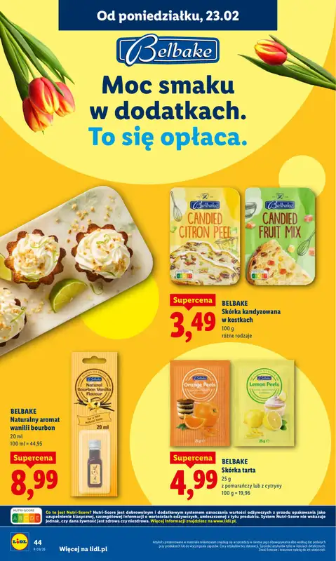 Lidl - gazetka promocyjna Oferta od poniedziałku od poniedziałku 23.02 do środy 25.02 - strona 44