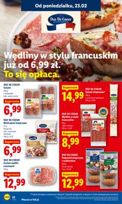 Lidl - gazetka promocyjna Oferta od poniedziałku od poniedziałku 23.02 do środy 25.02 - strona 26