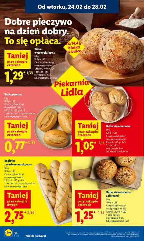Lidl - gazetka promocyjna Oferta od poniedziałku od poniedziałku 23.02 do środy 25.02 - strona 16