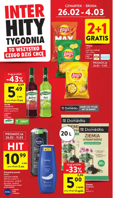 Intermarche - gazetka promocyjna Gazetka od czwartku 26.02 do środy 04.03 - strona 6