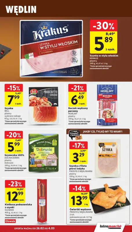 Intermarche - gazetka promocyjna Gazetka od czwartku 26.02 do środy 04.03 - strona 17