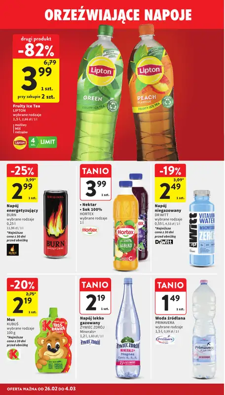 Intermarche - gazetka promocyjna Gazetka od czwartku 26.02 do środy 04.03 - strona 34
