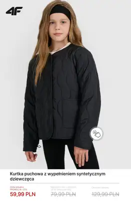 4F - gazetka promocyjna Wiosenne kurtki dziecięce – od 59,99 zł od wtorku 24.02  - strona 4