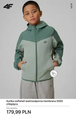 4F - gazetka promocyjna Wiosenne kurtki dziecięce – od 59,99 zł od wtorku 24.02  - strona 7