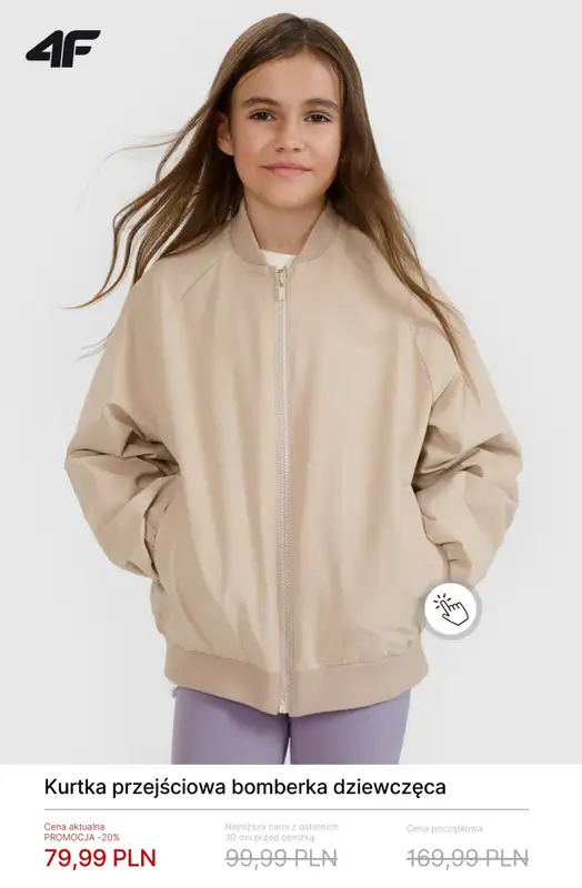 4F - gazetka promocyjna Wiosenne kurtki dziecięce – od 59,99 zł od wtorku 24.02  - strona 8