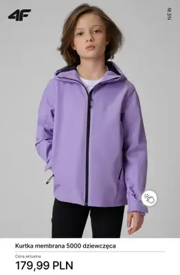 4F - gazetka promocyjna Wiosenne kurtki dziecięce – od 59,99 zł od wtorku 24.02  - strona 12
