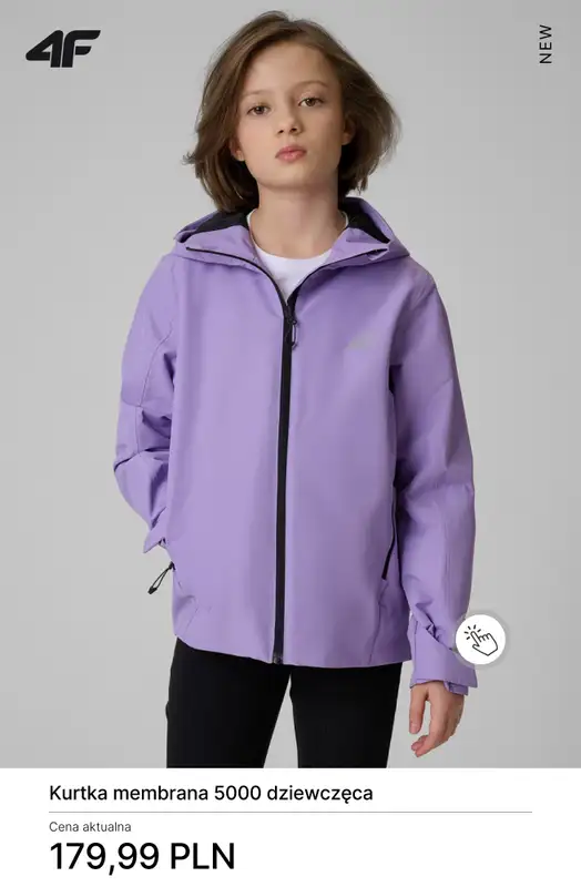 4F - gazetka promocyjna Wiosenne kurtki dziecięce – od 59,99 zł od wtorku 24.02  - strona 12