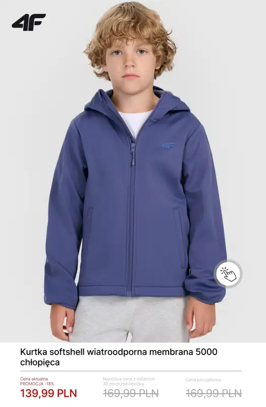 4F - gazetka promocyjna Wiosenne kurtki dziecięce – od 59,99 zł od wtorku 24.02  - strona 5