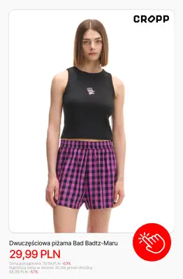 Cropp - gazetka promocyjna Piżamy i kapcie dla niej od wtorku 24.02  - strona 9