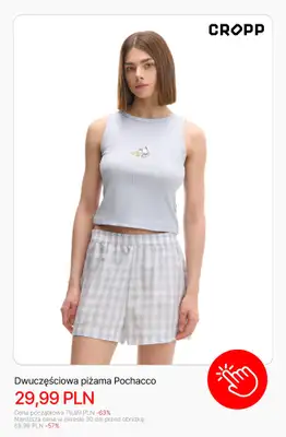 Cropp - gazetka promocyjna Piżamy i kapcie dla niej od wtorku 24.02  - strona 2
