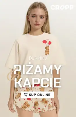 Cropp - gazetka promocyjna Piżamy i kapcie dla niej od wtorku 24.02 