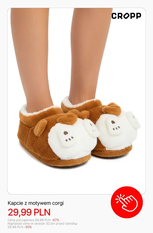 Cropp - gazetka promocyjna Piżamy i kapcie dla niej od wtorku 24.02  - strona 8
