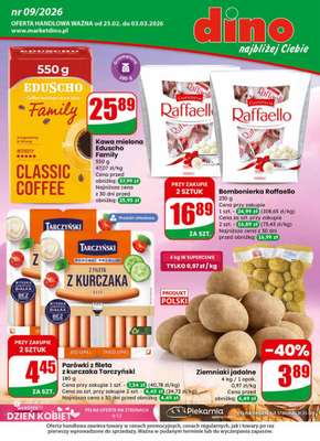 Dino - gazetka promocyjna Gazetka 09 / 2026 od środy 25.02 do wtorku 03.03