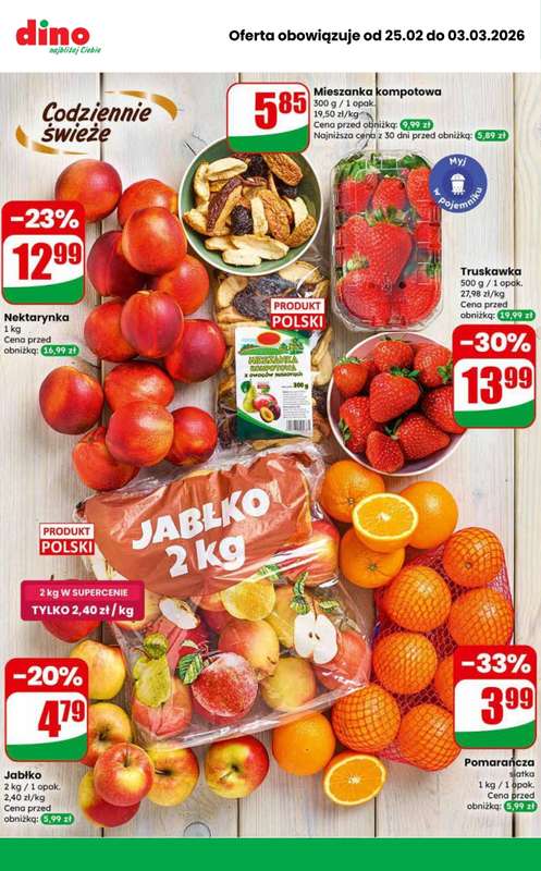 Dino - gazetka promocyjna MEGA promocje! od środy 25.02 do wtorku 03.03 - strona 5
