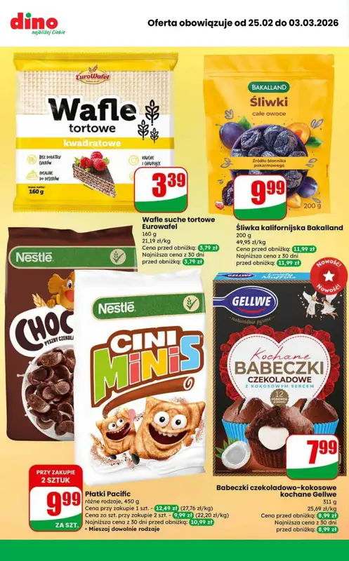 Dino - gazetka promocyjna MEGA promocje! od środy 25.02 do wtorku 03.03 - strona 8