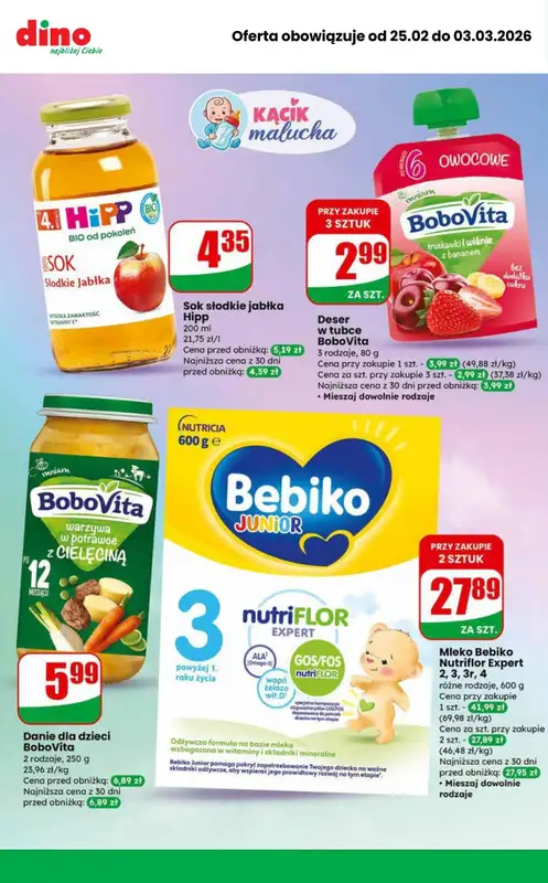 Dino - gazetka promocyjna MEGA promocje! od środy 25.02 do wtorku 03.03 - strona 9