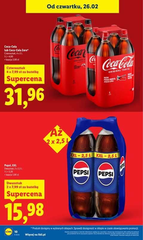 Lidl - gazetka promocyjna Oferta od czwartku od czwartku 26.02 do soboty 28.02 - strona 10