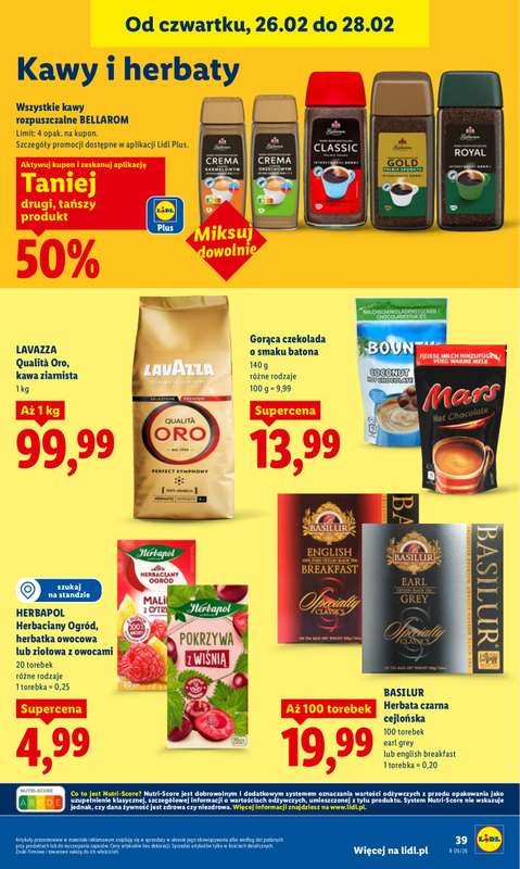 Lidl - gazetka promocyjna Oferta od czwartku od czwartku 26.02 do soboty 28.02 - strona 39